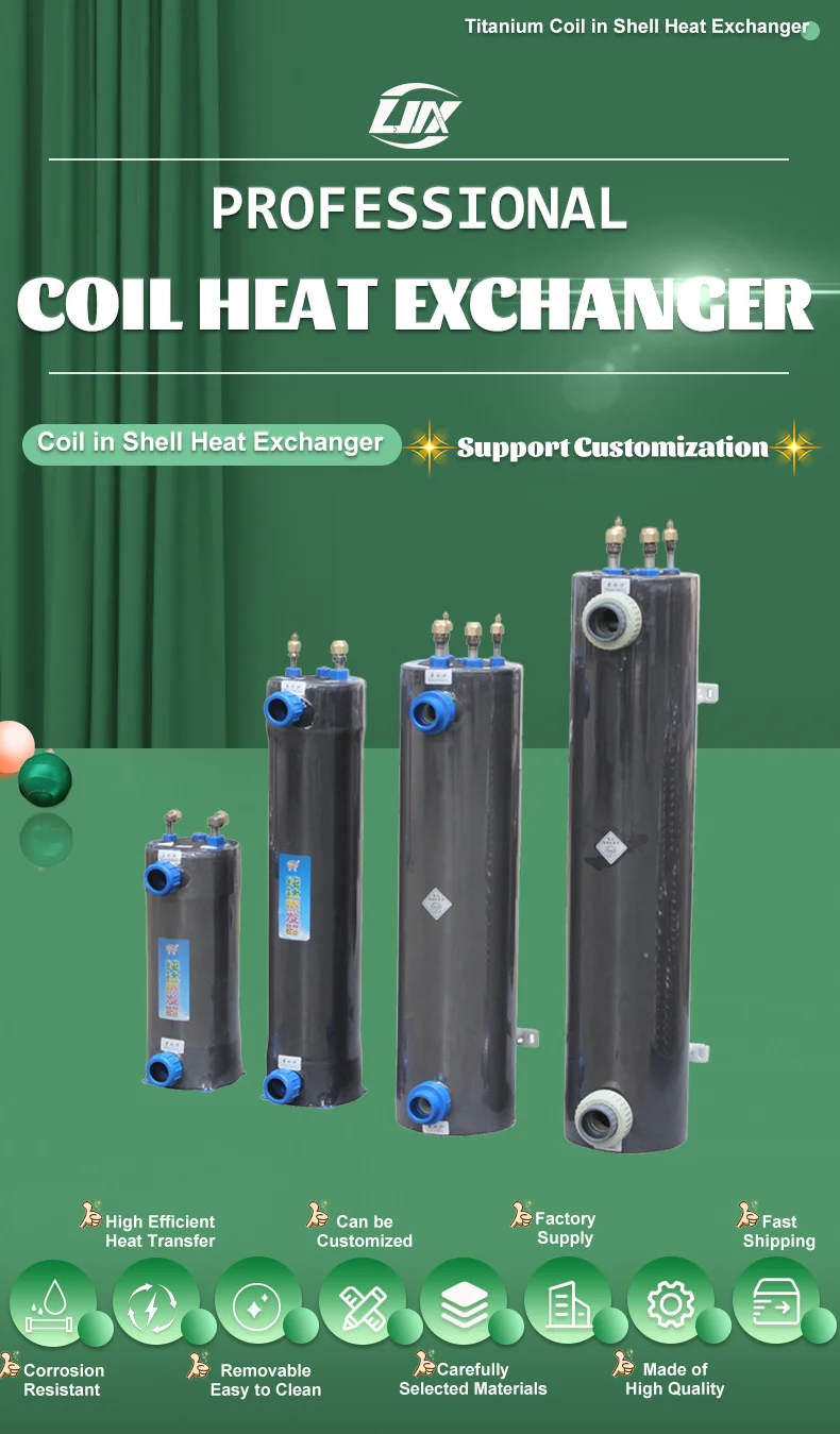 Best Quality Shell Tube Heat Exchanger Titanium Pvc Chiller Coil ...