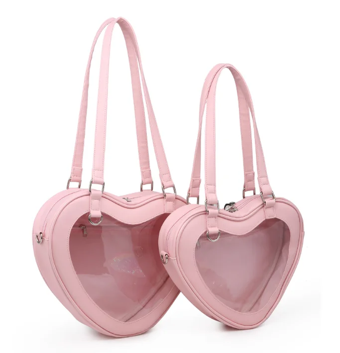Wholesale Professional Factory Ita Shaped Bag Holographic handbag Purse  Love Heart Shape Crossbody Bags With Cheapest Price From m.