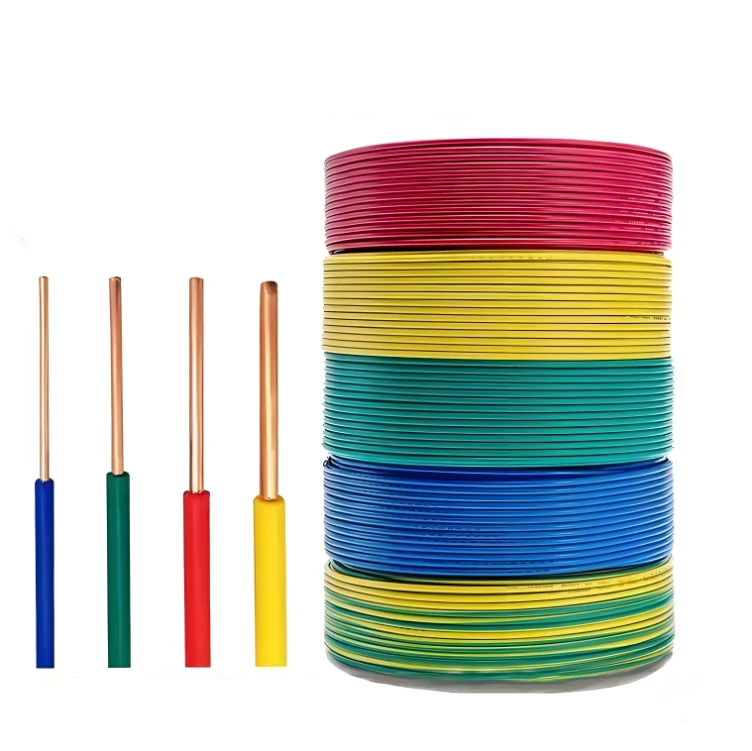Copper Conductor Pvc Insulation Flexible Wire and Cable ZHONGYI Copper Zr-bv 2.5mm,4mm Copper Core Insulated OEM ODM Accept