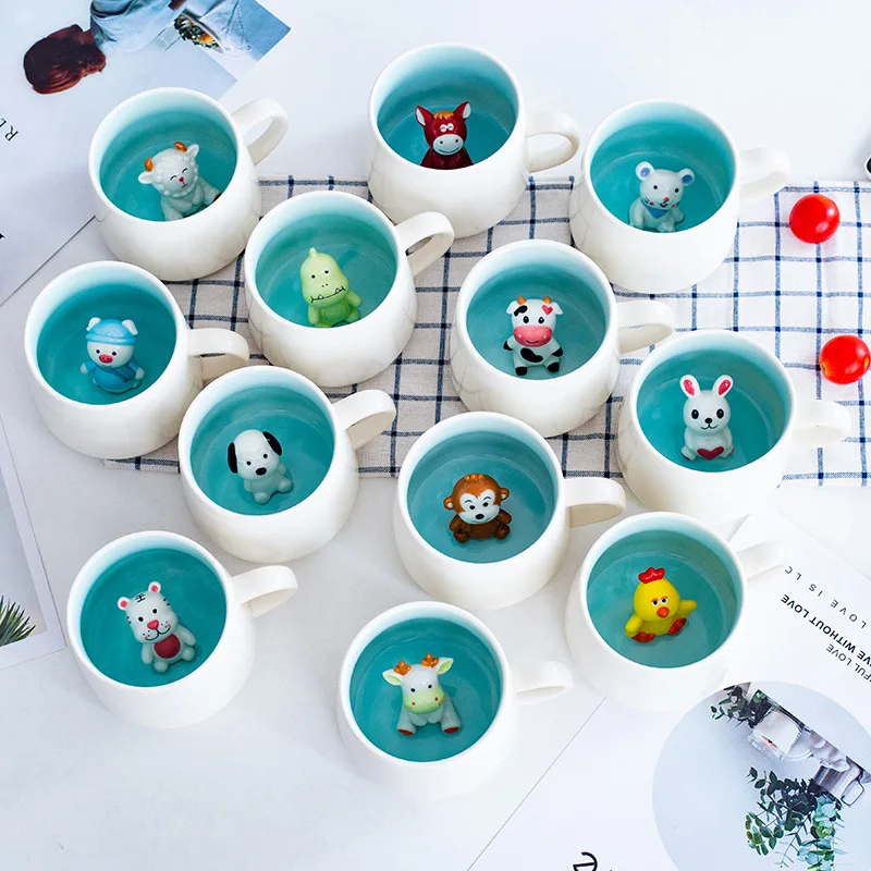 Tazas De Cerámica Para Regalar, Diseño De Oso Panda En 3D, Regalo De Cumpleaños, Navidad, Taza Con Tapa Y Cucharilla De Café O Té Para Amigos Especiales, Tu Madre, Niños