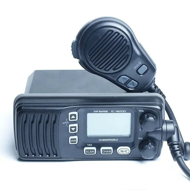 IC-M200 VHF Black Marine Radio