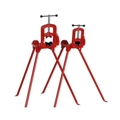 plumbing hand tool portable mini electric ratchet pipe threader kits set with pipe vise pipe cutter tripod chain stand tap dies