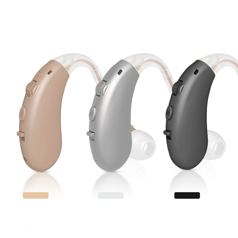 Popular Mini Beige Abs Rechargeable Aparatos Auditivos Easy To Use Bte