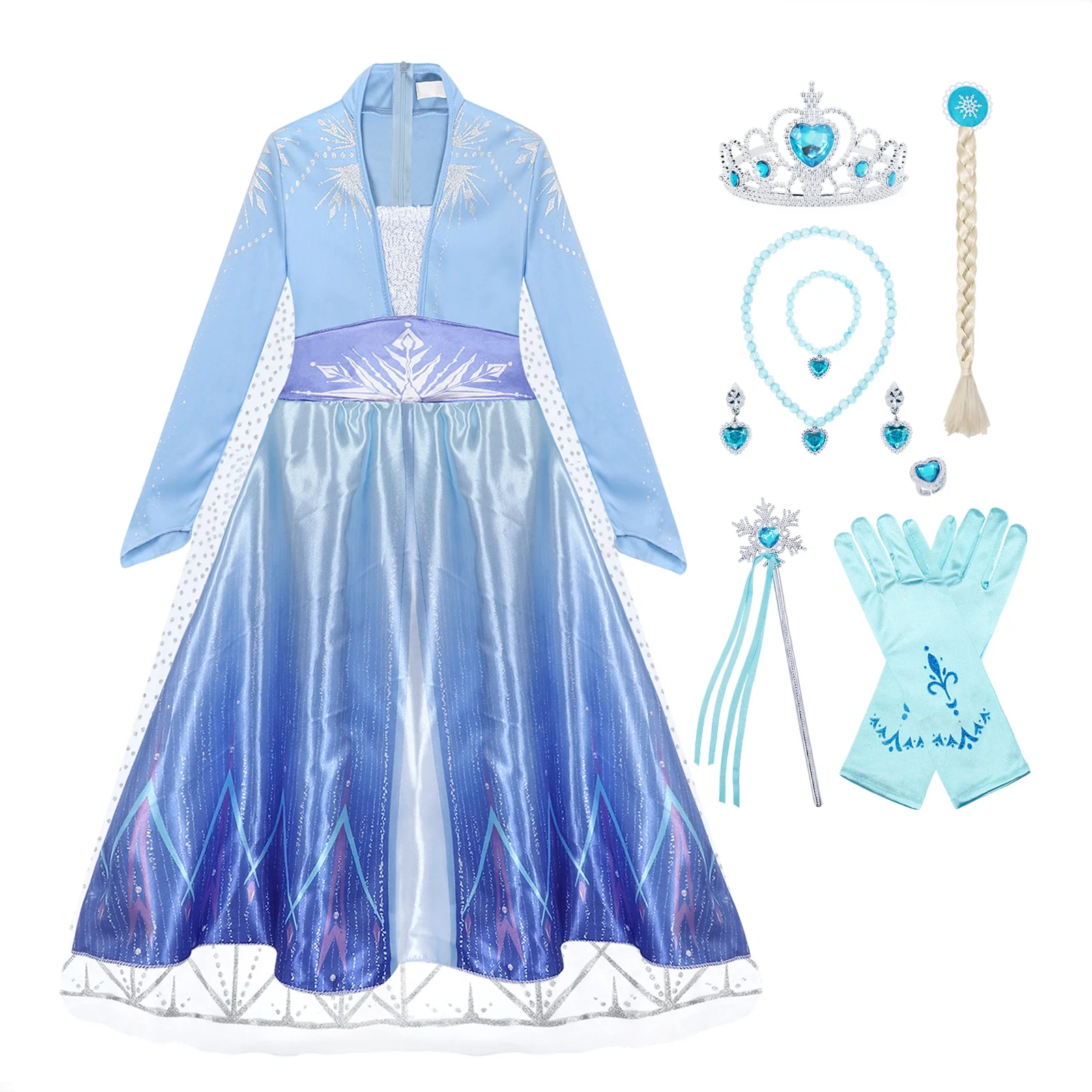 Dress Disfraz De Anna Frozen Amazon Disfraz Vestido De Anna De