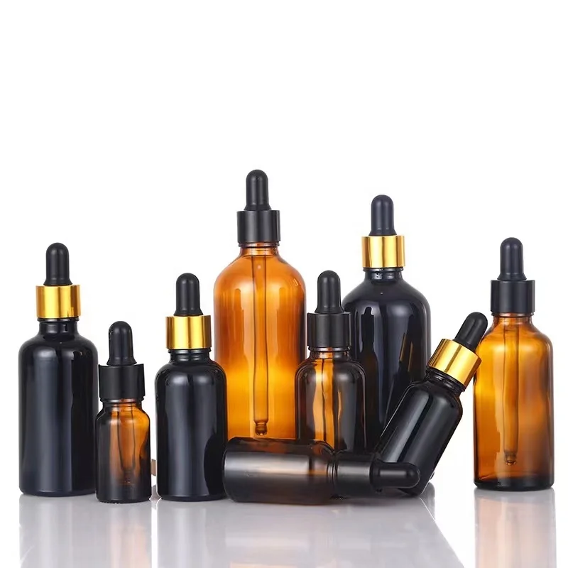 Empty Anointing Oil Bottles: Amber, 10 ml (1/3 oz) Glass Bottles