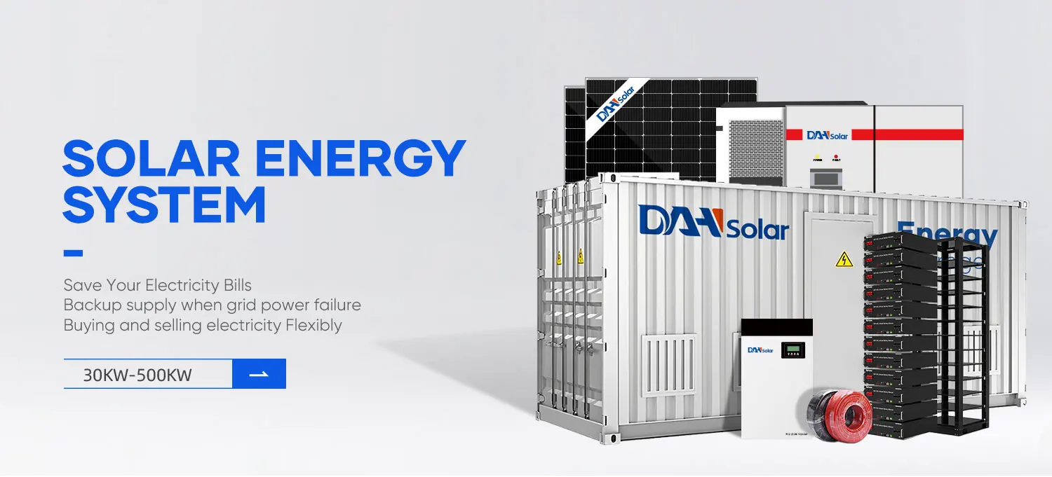 Complete Hybrid Energy Solar System - 30KW to 150KW