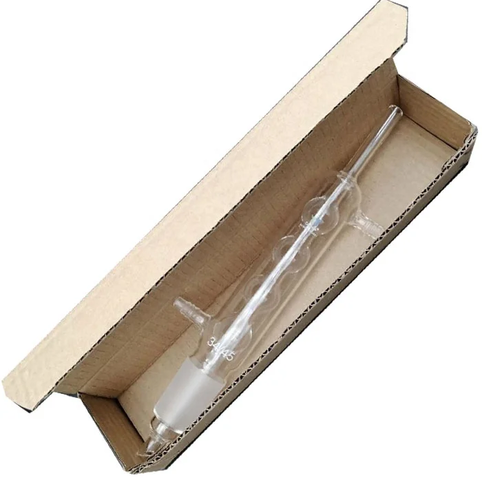 Laboratory 1000ml Glass Round Bottom Two Neck Boiling Flask