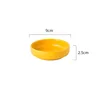 Small round dish yellow