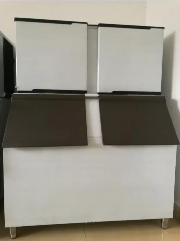 Commercial Big Output Cube Ice Machine Separate the Main Machine and Ice Bin Split Cube Ice Machine