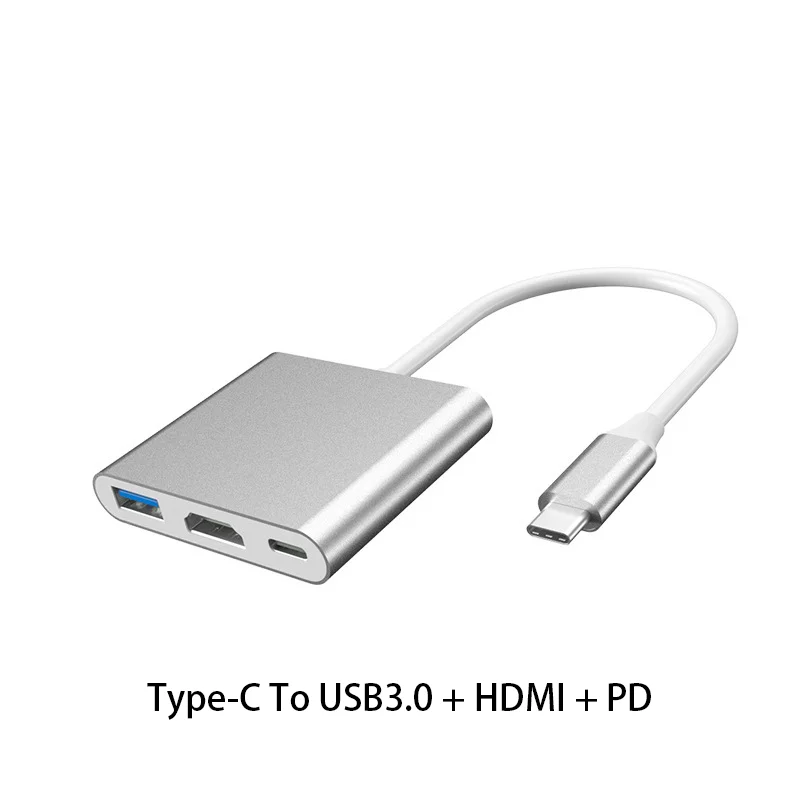 Jasoz Factory USB C 4K VGA HDMI USB3.0 аудио PD адаптер многопортовый док-станция PD Зарядка для переключателя ноутбука