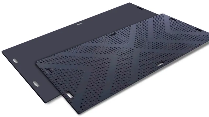 Excavator Ground Protection Mat 4x8 Eco-friendly  Hdpe Construction Mud Mat for Temporary Street