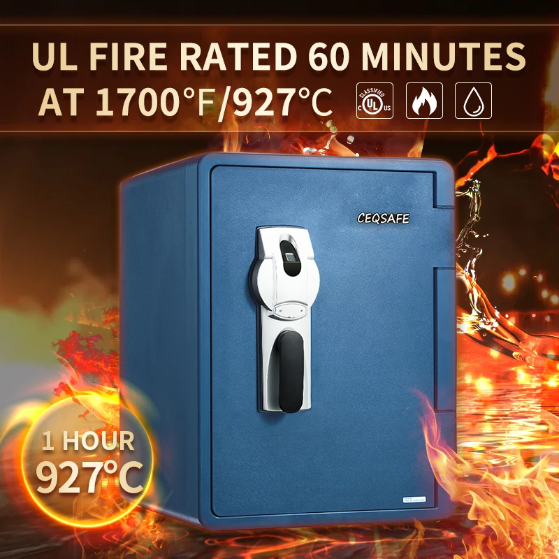 CEASAFE Waterproof Cabinet Safe Box for Hotel Office Money Deposit Box Fireproof Safe for Home