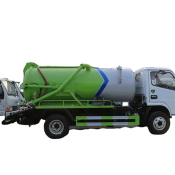 Vacuum sewage pump sewage truck dredging pipeline truck Dongfeng Furika