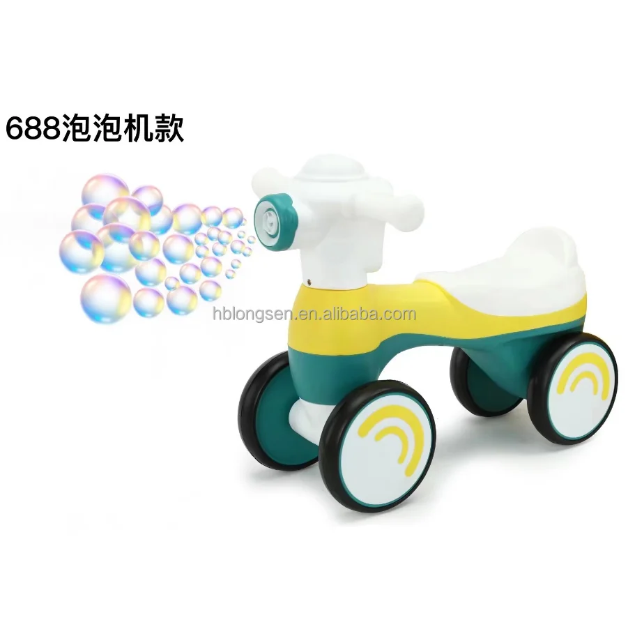 Real Fun Non Electric Slide Plastic Toy Stroller Ride on Cars for Kids to Drive