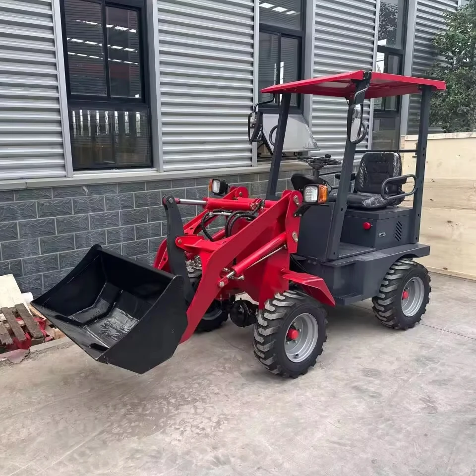 Factory Direct Sale Mini Front Loader Tractor Small Wheel Loader