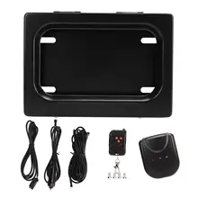 Concealed License Plate Frame US Size License Plate Holder with Remote Control Hidden Closure electric license plate flipper