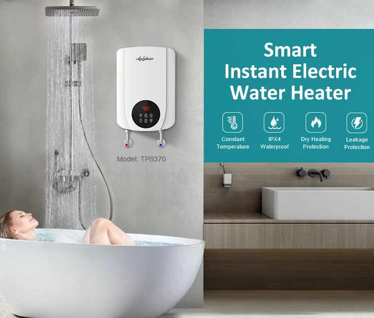 Ce Bathroom Electric Boiler Fast Shower Tankless Electric Instant Water 