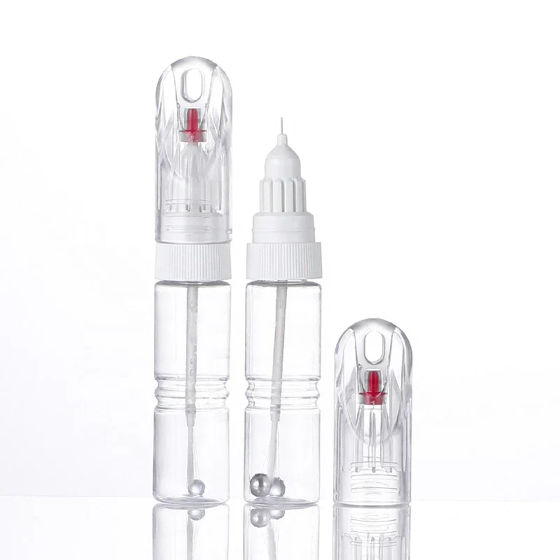 С фабрики под заказ 20 мл Авто удаление царапин ручка, ручка для краски, подправить бутылка пустая пластиковая бутылка краски бутылки с щеткой