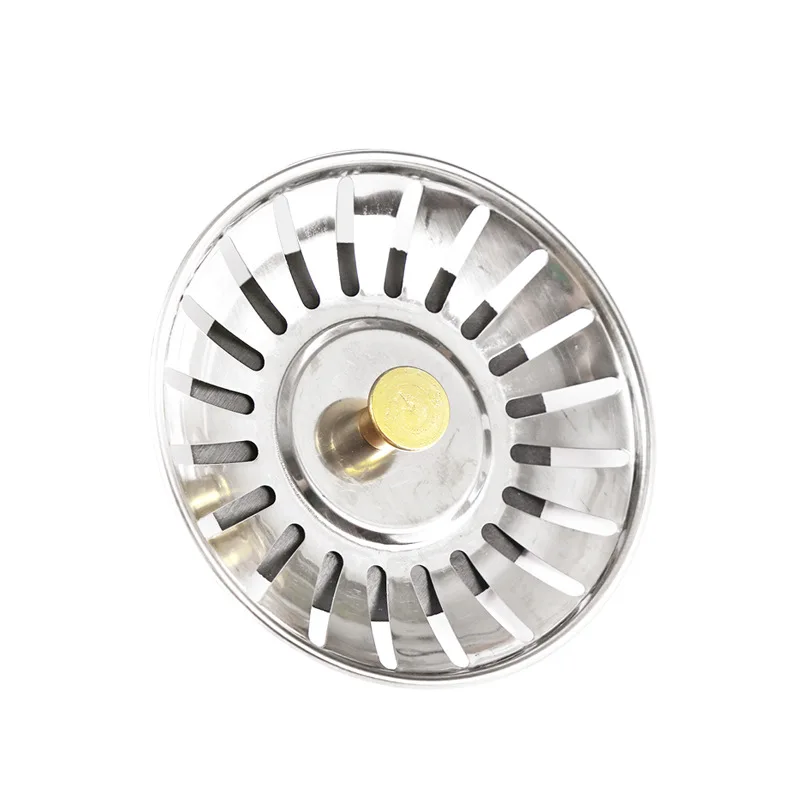 Stainless Steel Sink Strainer – 304 Steel Drain Stopper 78mm (3 Inch) For Kitchen Sinks, Rustproof & Easy To Install