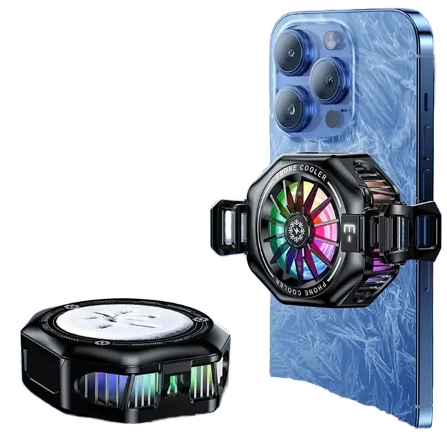TL05 Portable Heat Sink Smartphone Cooling Fan Stand Adjustable Gaming Flexible Smartphone Cooling Semiconductor