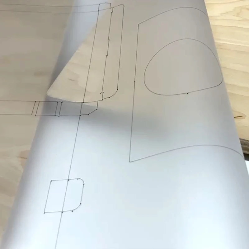 Excellent Quality Single Matte&Double Matte Roll Mylar Drafting Film CAD Drawing Paper Roll in Plastic Film