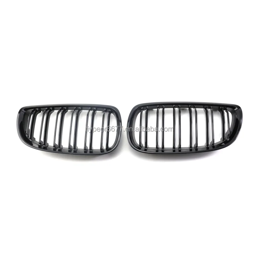 product tiypeor double slat abs front bumper grilles kidney grill for bmw e92 3 series e92 2006   2009-9
