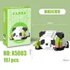 X5003 panda eats bamboo shoots