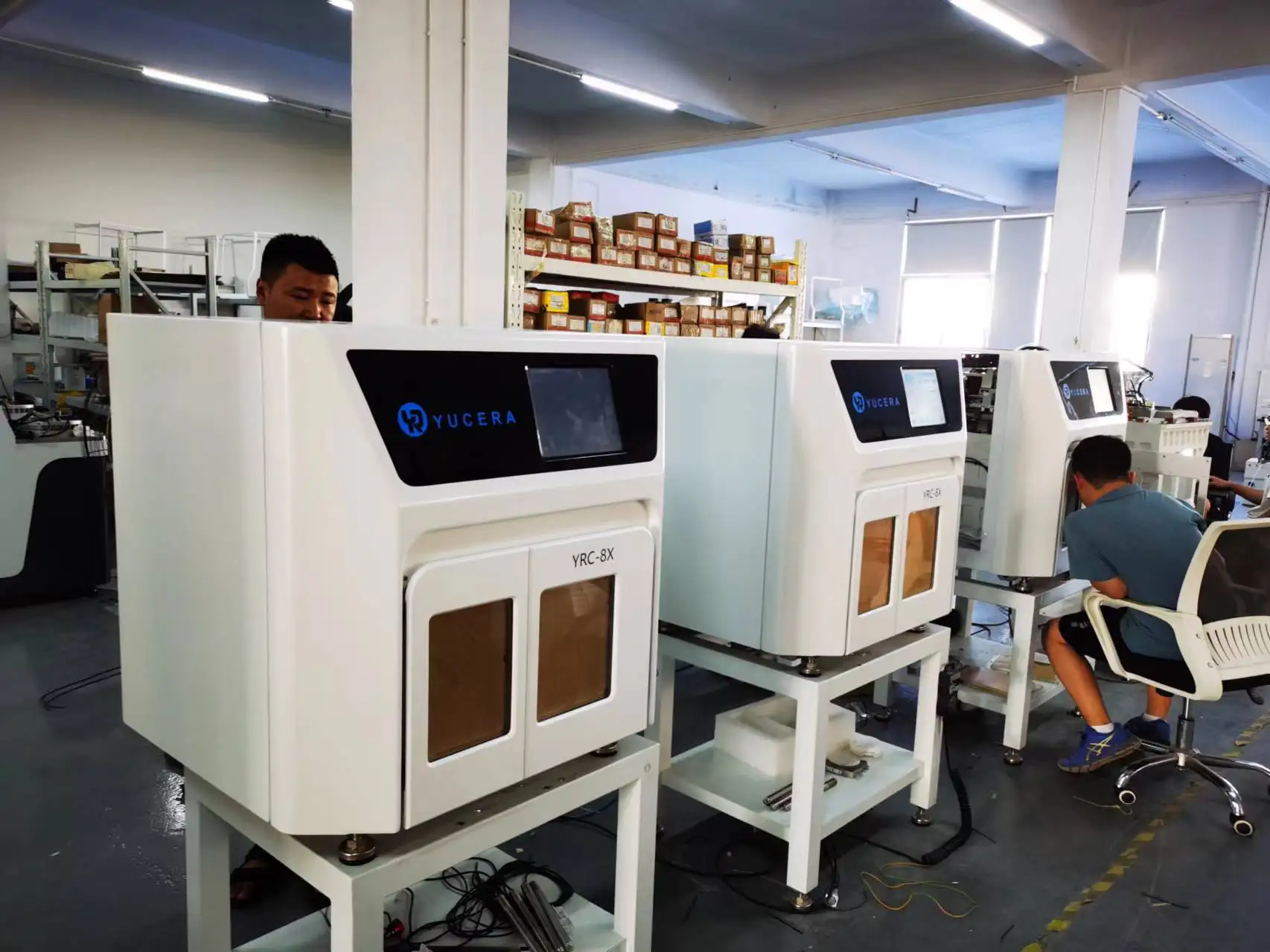 YUCERA YRC-8X Dental Milling Machine Auto Disc Change High Milling Speed Dental Lab Equipment CAD CAM Solution