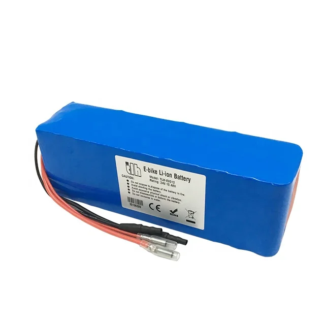 Custom size shape 250w 36v 7.5ah li ion ebike battery pack