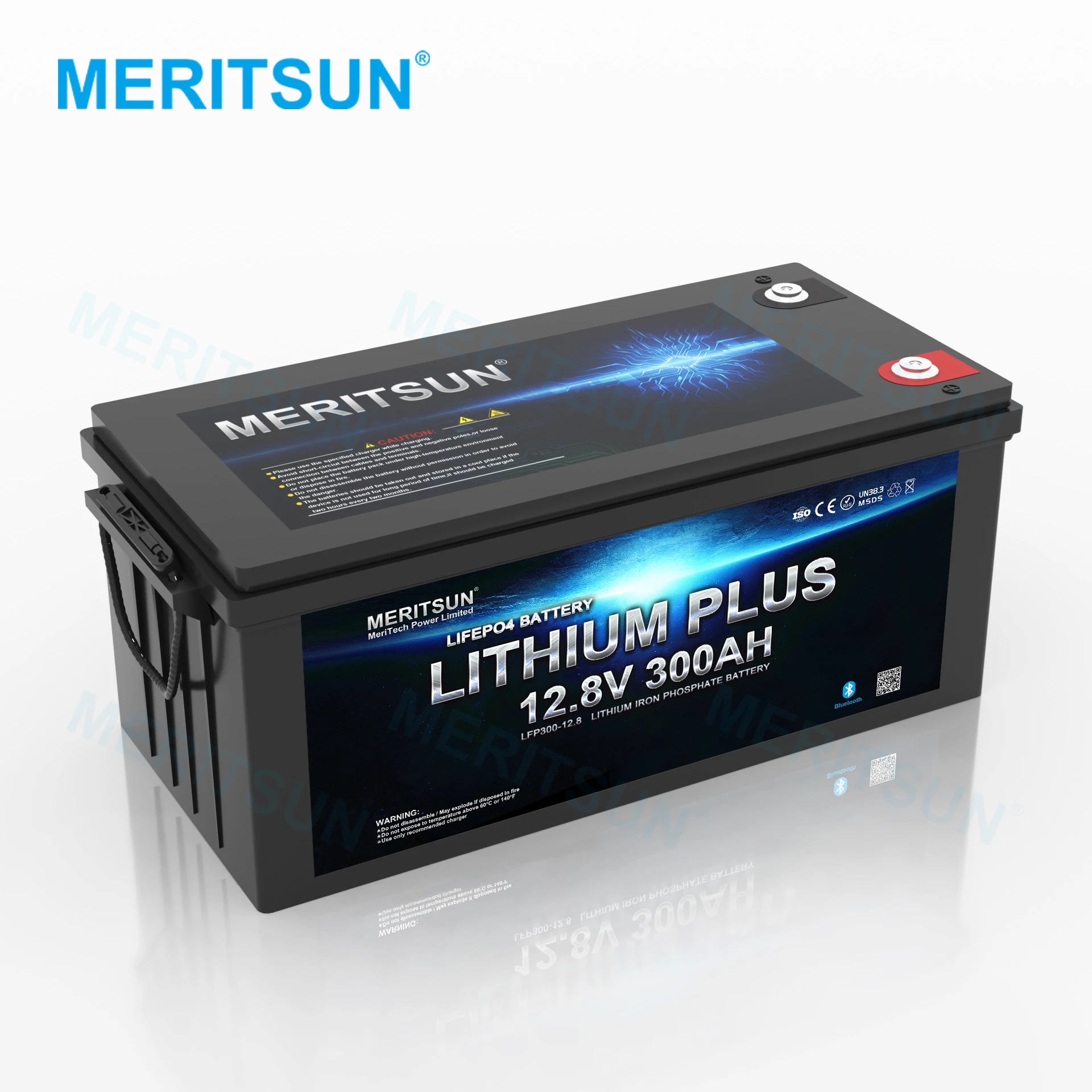 meritsun lithium ion ito battery rechargeable