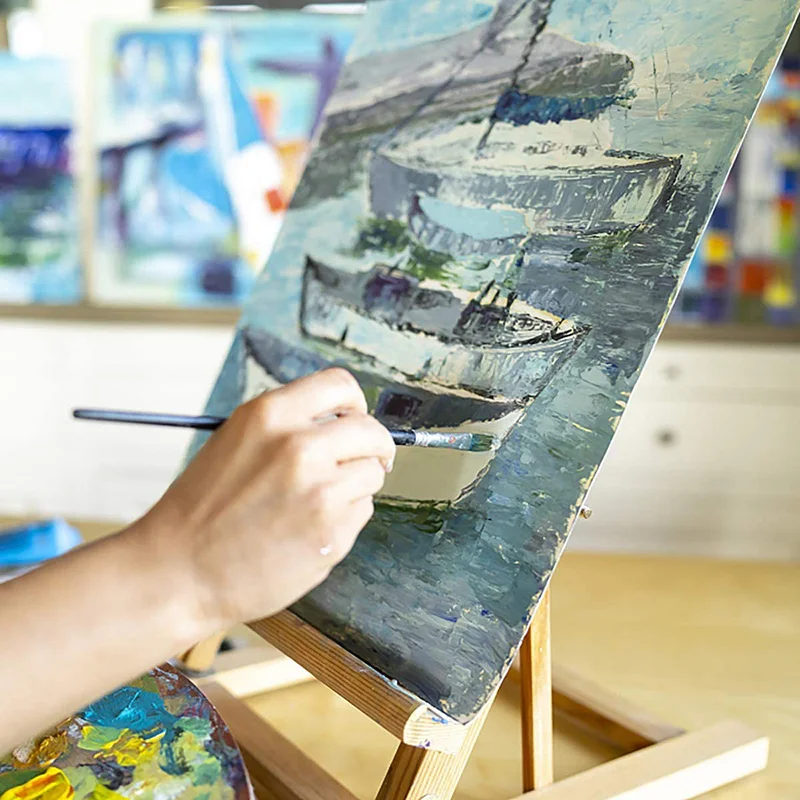 Multi Pack Primed White 100 Cotton Painting Canvas Panel For Painting