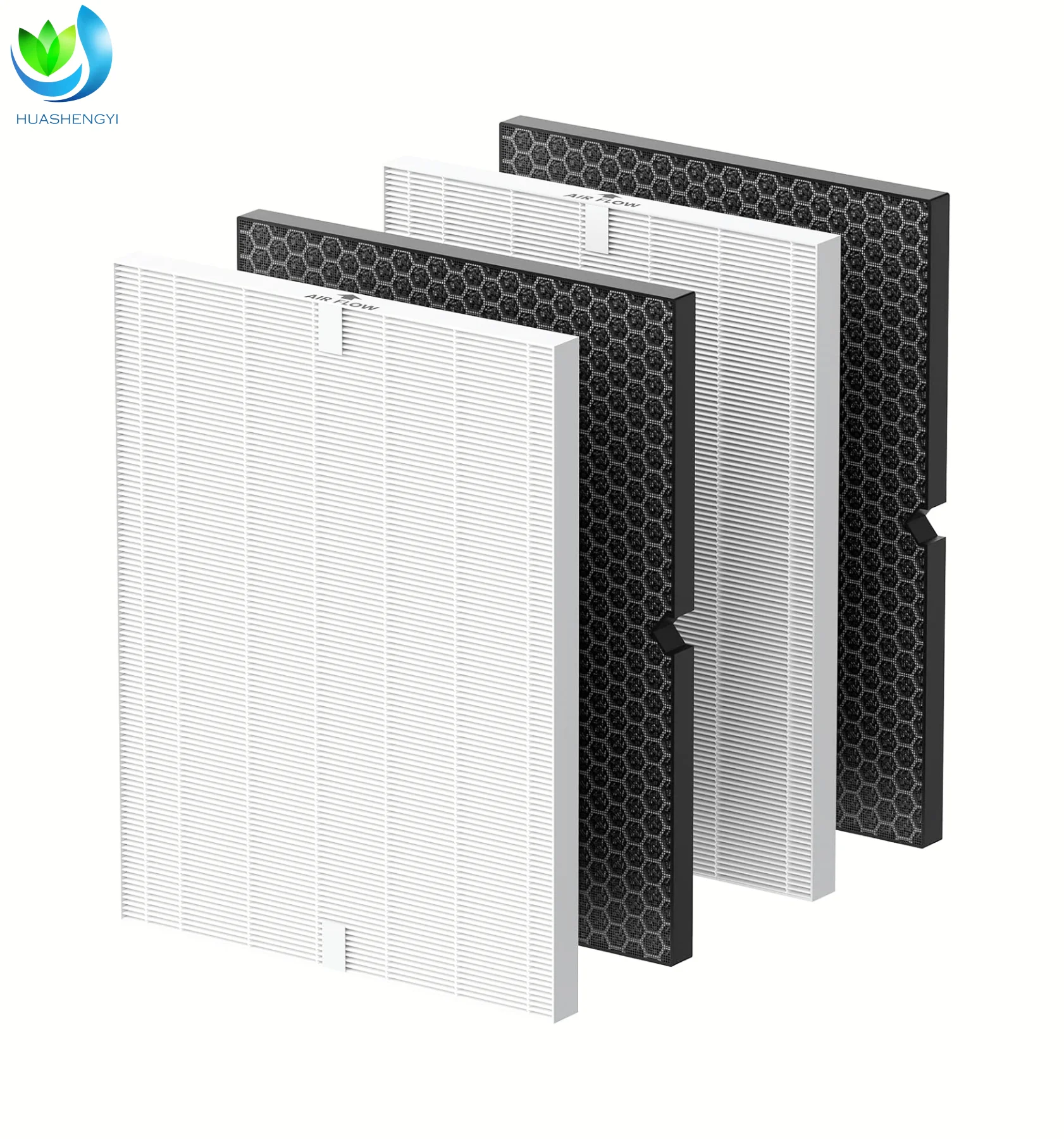 Walson OEM ODM Household Hepa 13 True HEPA Air Cleaner Filters Activated Carbon Filter Hepa Air Purifier Filter for Winix 5500-2