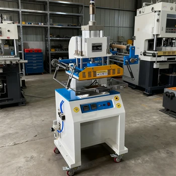 High Efficiency Letterpress Automatic Hot Stamping Textile Leather Logo/Label Paper 3D Gold Foil Stamping Machine