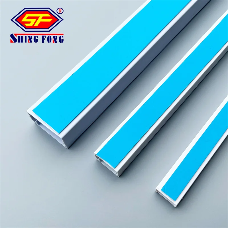 2022 Good Price PVC Cable Trunking Electrical Adhesive PVC Gutters Price