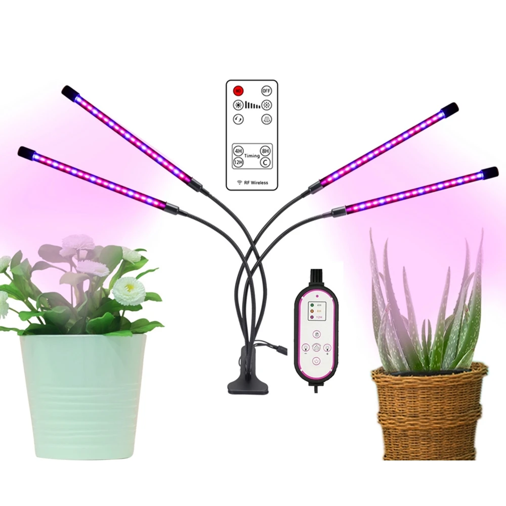 Usb 5v Flexible Clip Full Spectrum Plant Lamp Led Grow Light For Indoor ...