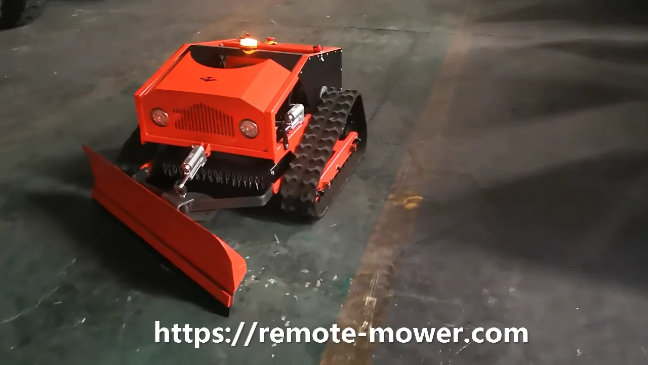 Remote Control Lawn Mower And Snow Blade 2 In 1 Robot Snow Removal