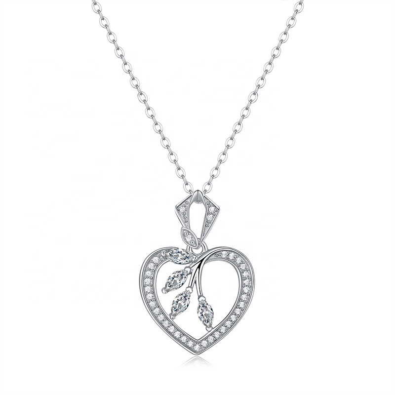 HMOIS S925 sterling silver pendants vvs moissanite charms pendants for jewelry making