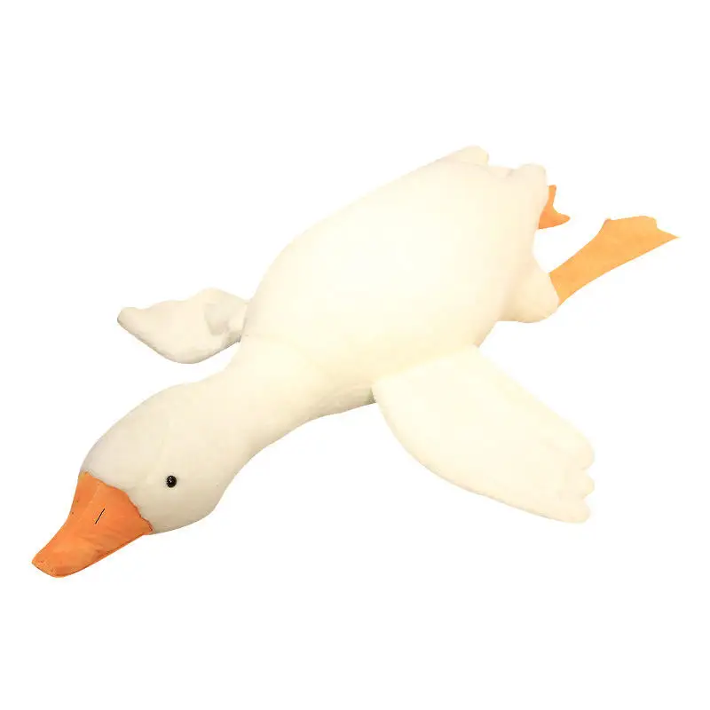 Comfortable Custom Fluffy Mascot Plush Toy Goose Pillow Moving Goose 90 ...