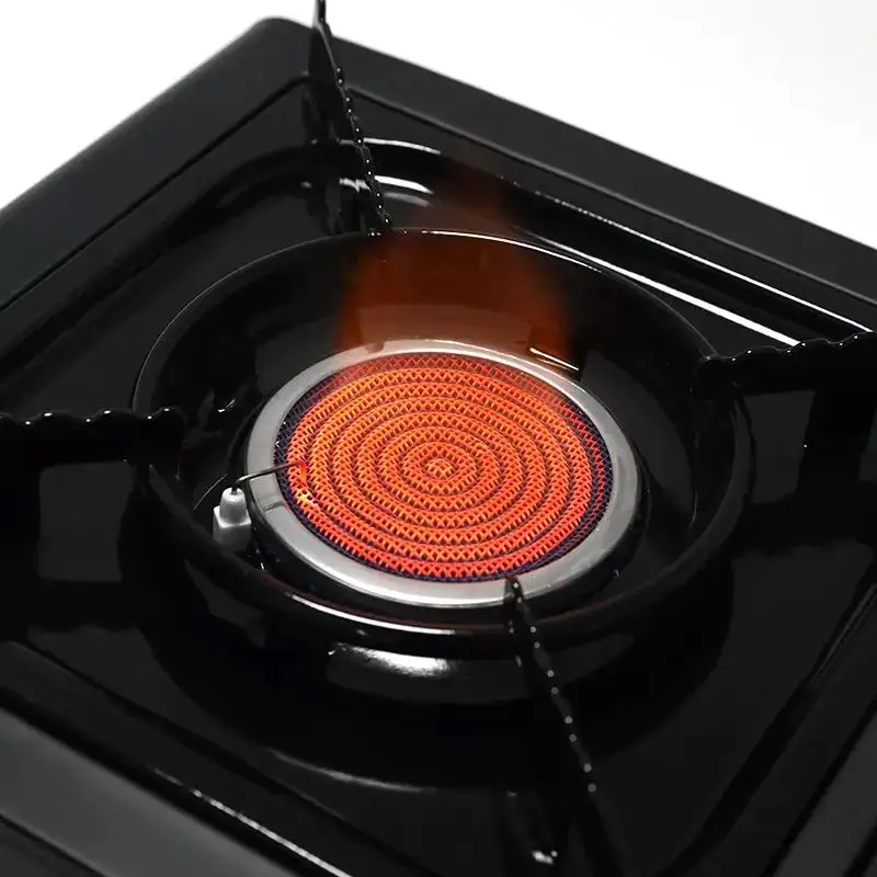 Portable Gas Powered Stove Burner Household Iron Surface Camping Gas