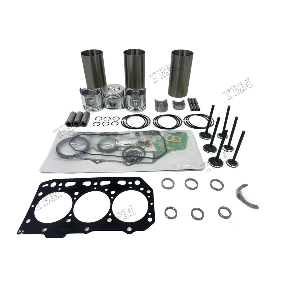 For Yanmar 3TNE88 Overhaul Rebuild Kit Engine Part Gasket Piston Set