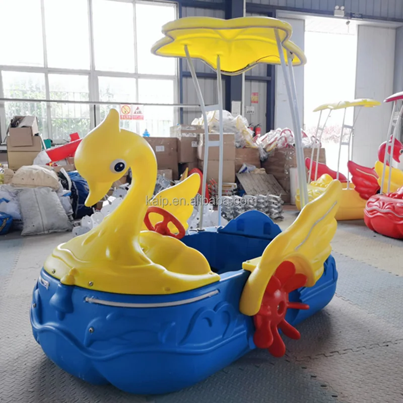 New Style Water Outdoor Activities Electric Swan Mini Bumper Water Paddle Boat Hand Rowing clear Kayak Jet Ski Anti-skid Board