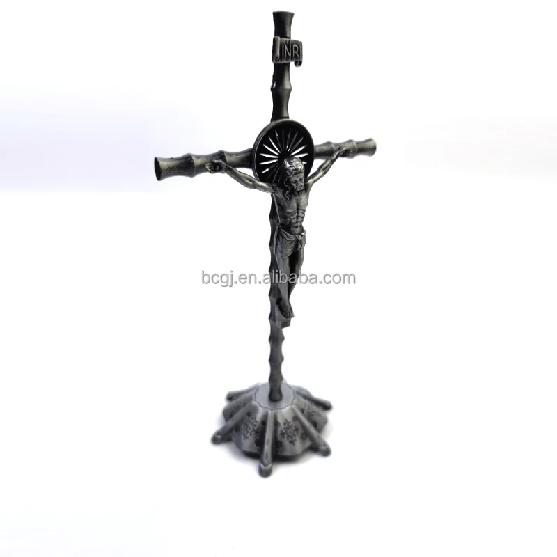 Jesus In The Bamboo Style Cross Wall Used For Home Decor Crucifix Buy