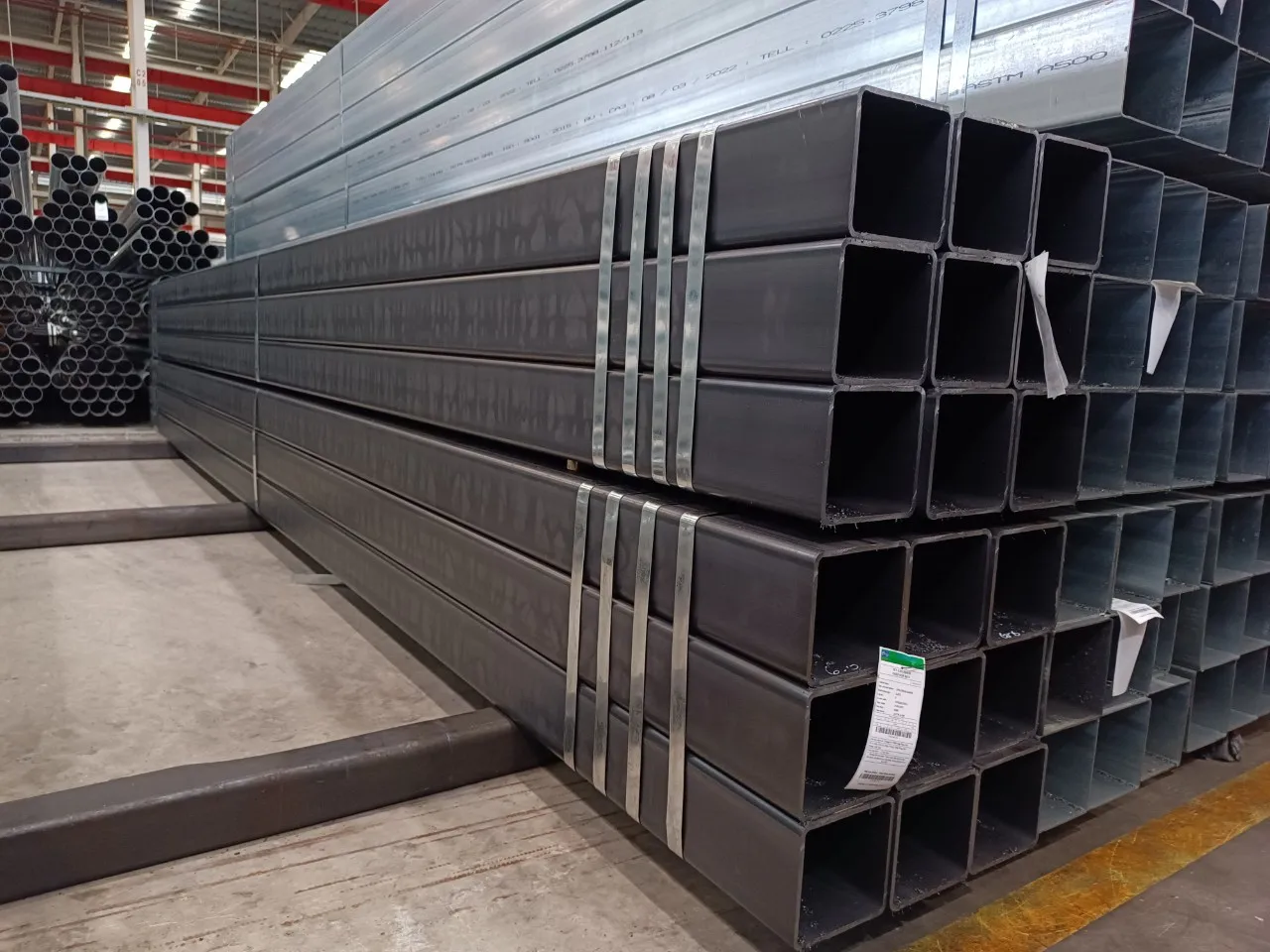 190 Steel Pipes Square Pipe Q235b Square Tube Hot Rolled Hollow