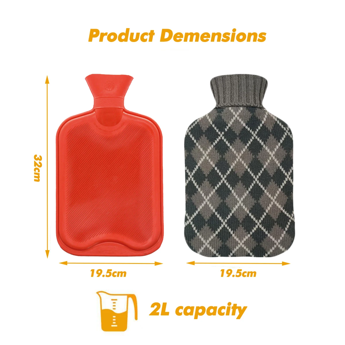 free sample hot and cold water bottle with knitted cover bs hot water bag for painful periods