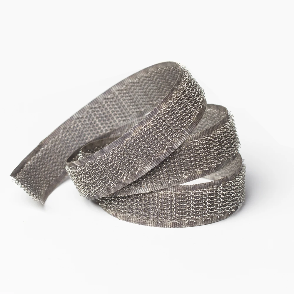 Shielding Velcroes Tape Conductive Silver Fiber Rfid