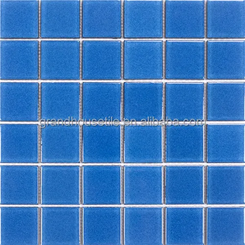 Фошань, Заводская поставка, мозаика для бассейна, ледяная трещиновая керамическая мозаика, синяя декоративная мозаика