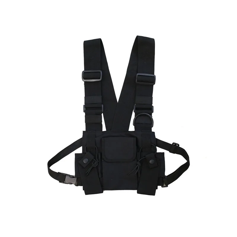 Multi-pocket Vest Hip Hop Streetwear Bag - Functional & Stylish