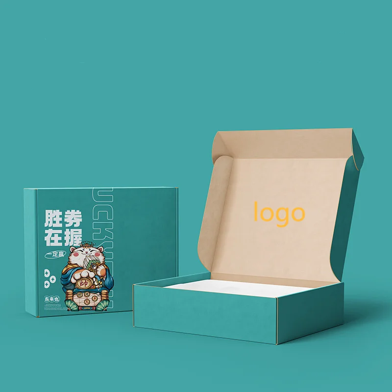 Recycled Folding Corrugated Cardboard Printing Shipping Carton Craft ...