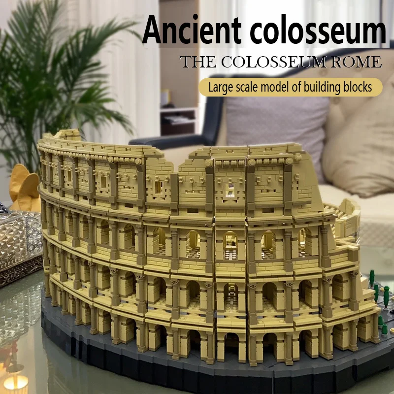 86000 Building Model Ancient Roman Colosseum Model Moc 9036pcs Art Real ...