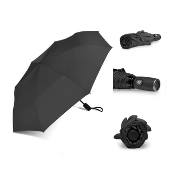 Ok Umbrella Portable black color automatic open and close business umbrella for travel outside car